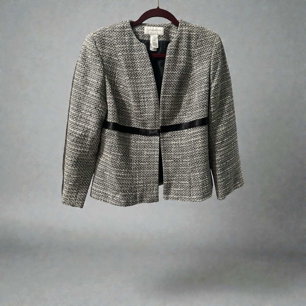 Liz Claiborne Black and White Blazer